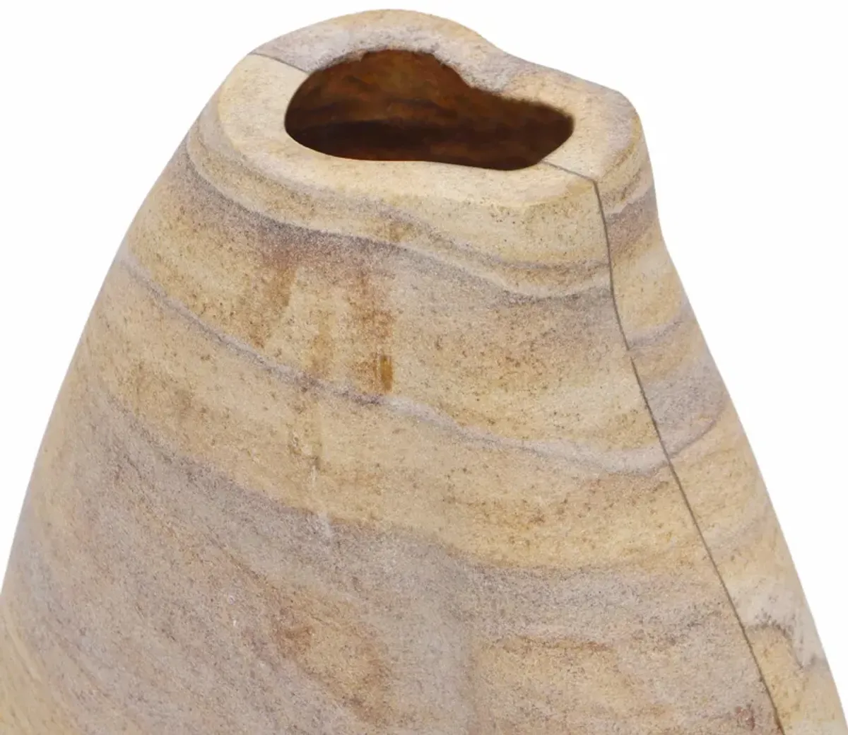 Saava Sandstone Curved Vase