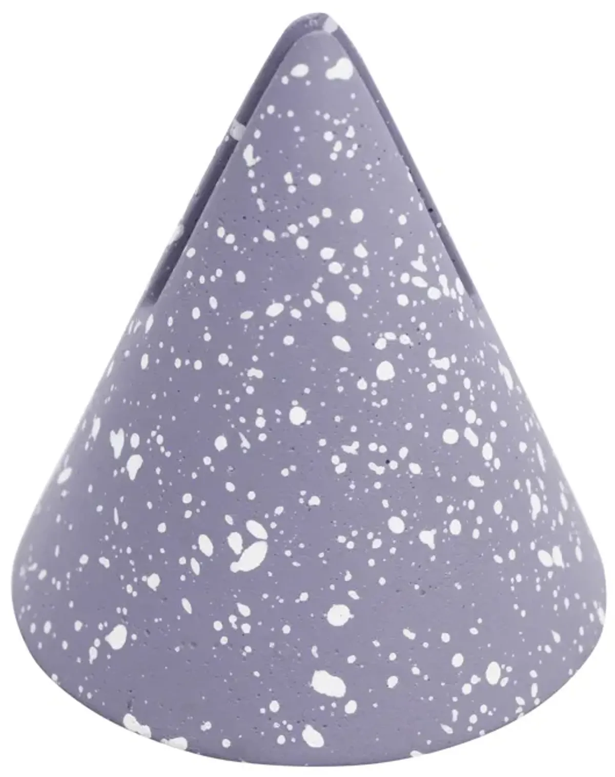 Gabby Speckled Purple Cone Card Holder - Set of 4