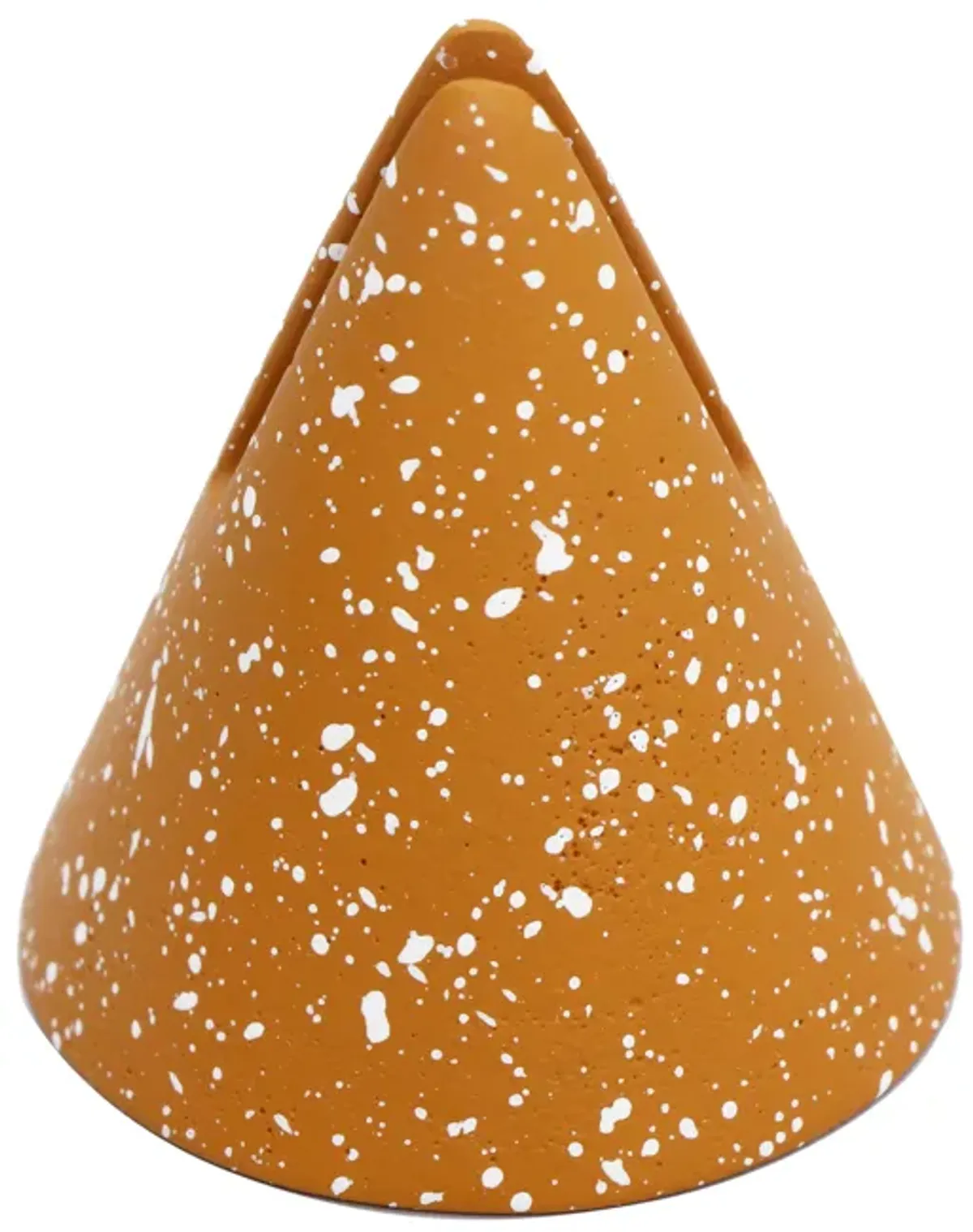 Gabby Speckled Terracotta Cone Card Holder - Set of 4