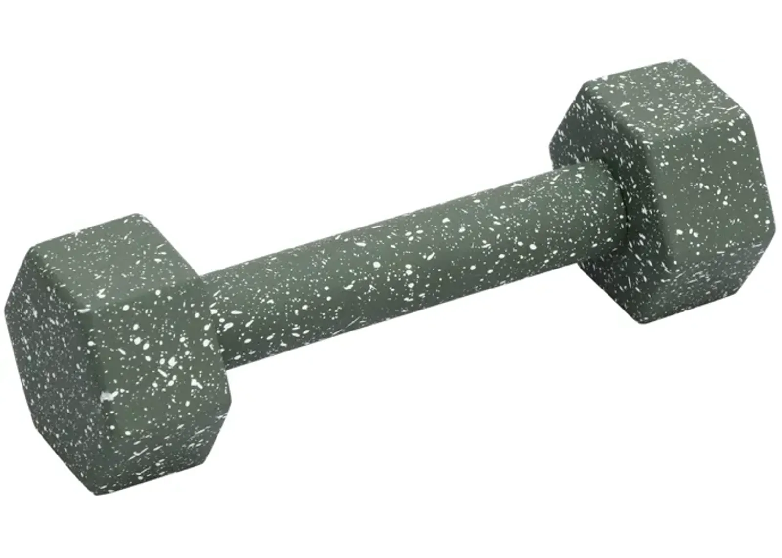 Gabby Speckled Army Green Decorative Dumbbell