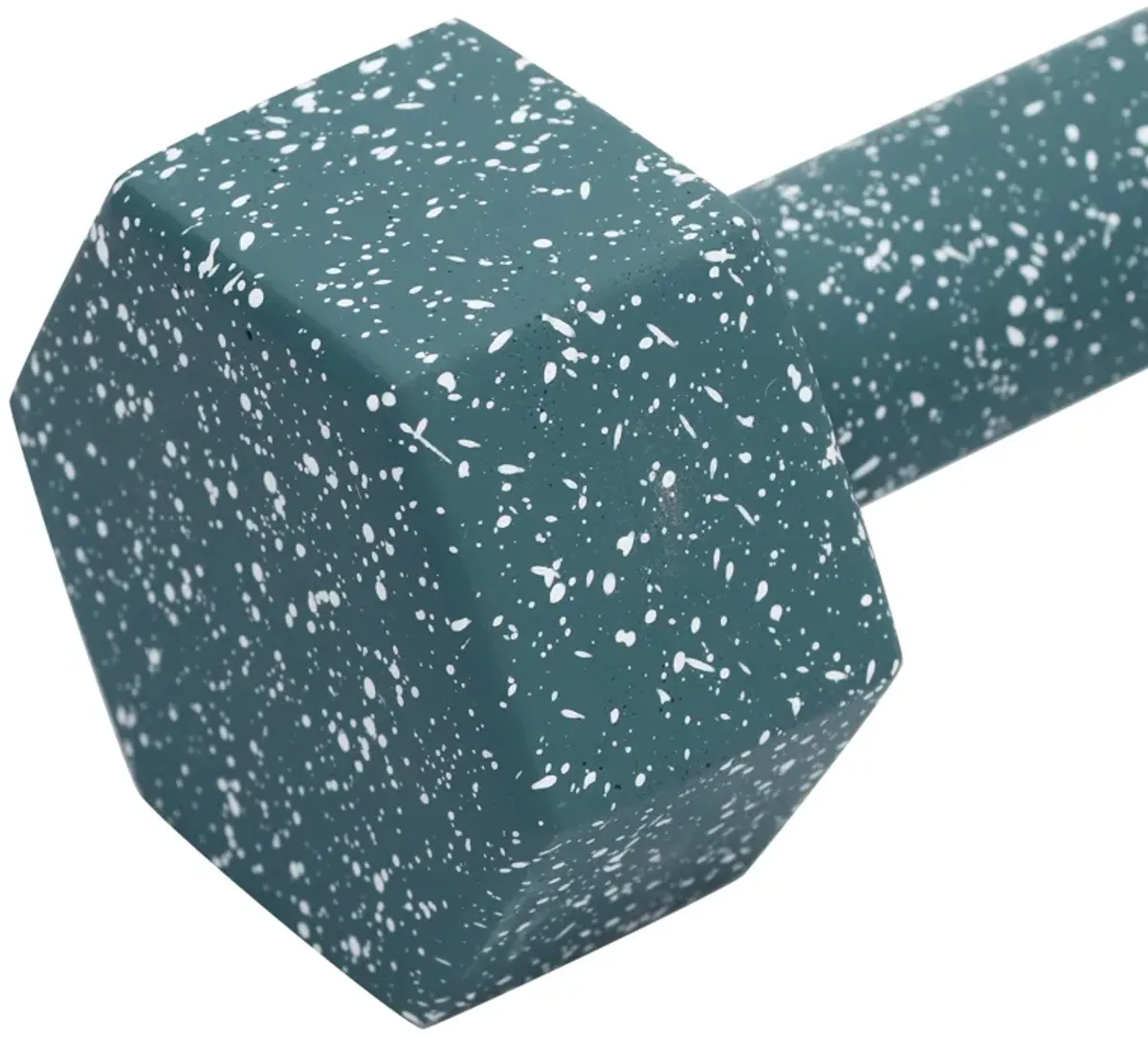 Gabby Speckled Blue Decorative Dumbbell