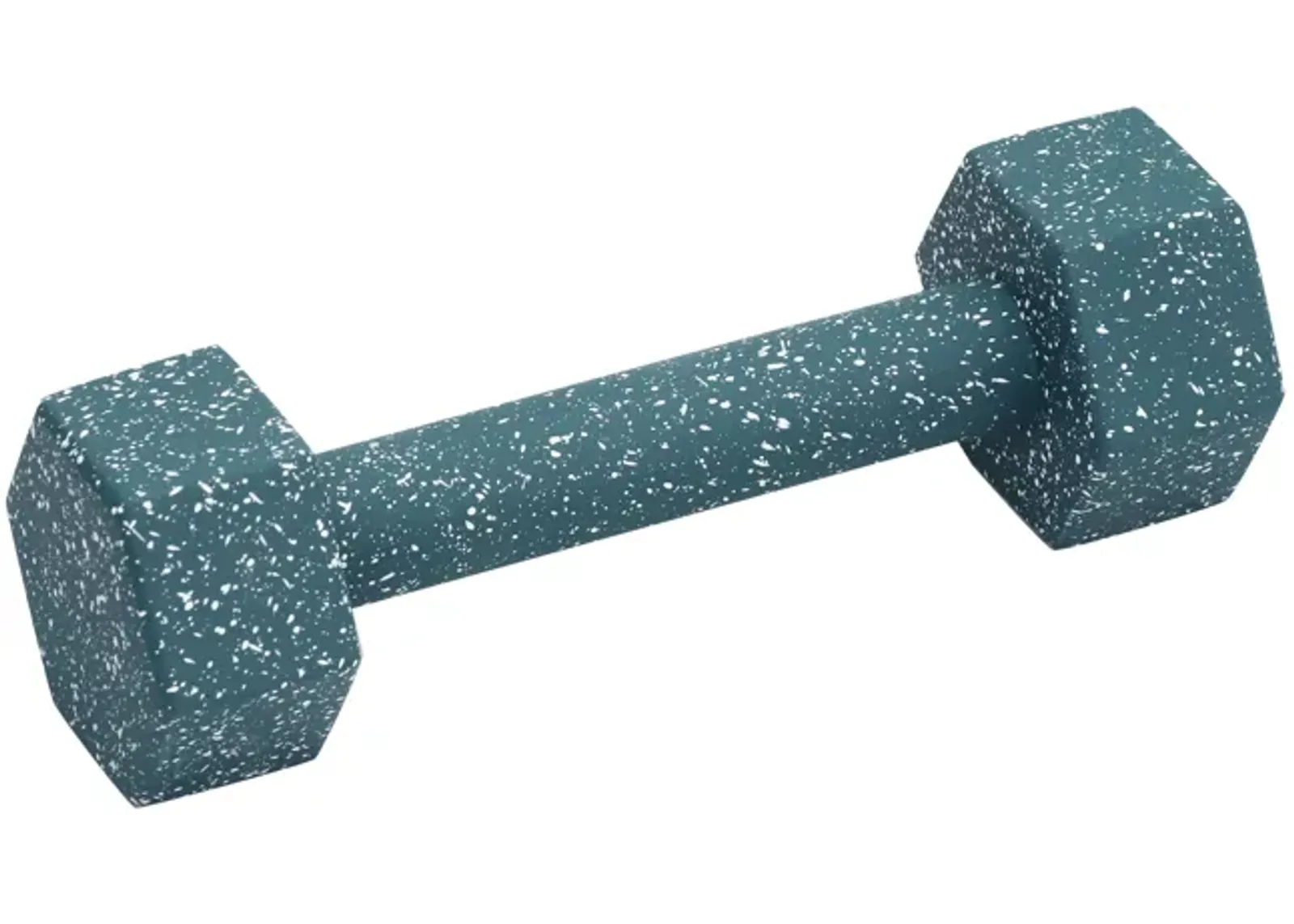 Gabby Speckled Blue Decorative Dumbbell