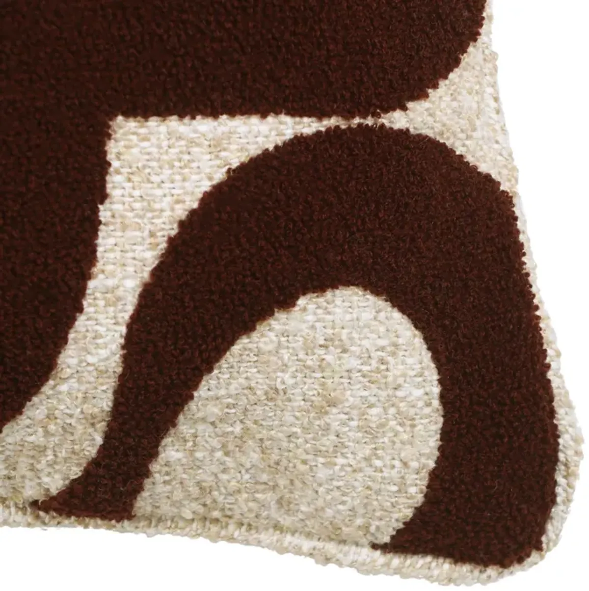 Bonney Chocolate Brown Boucle Accent Cushion