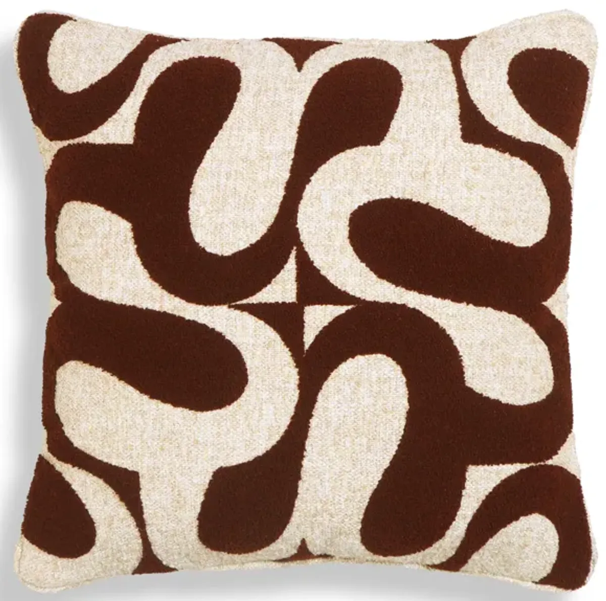 Bonney Chocolate Brown Boucle Accent Cushion - COVER