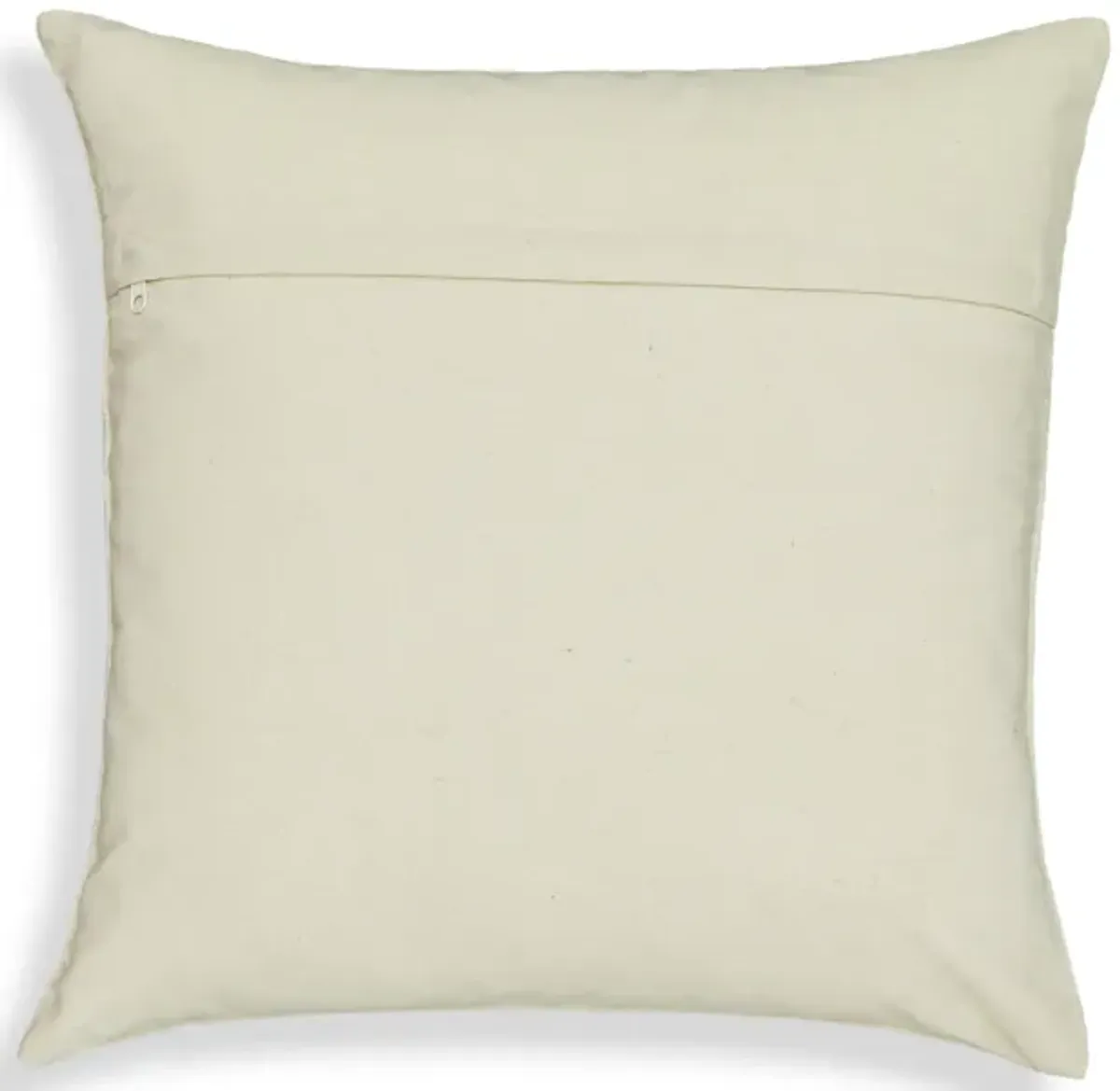 Aztec Cream & Indigo Wool 20" Square Accent Cushion