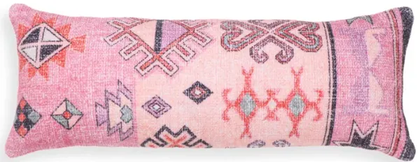 Persia Pink Cotton 27 x 10 inch Bolster Pillow