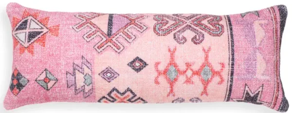 Persia Pink Cotton 27 x 10 inch Bolster Pillow