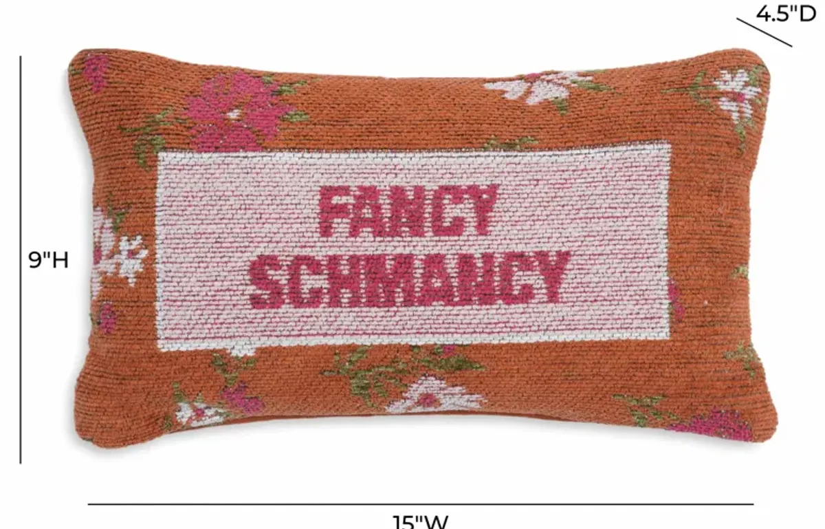 Fancy Schmancy Jacquard Cotton Pillow