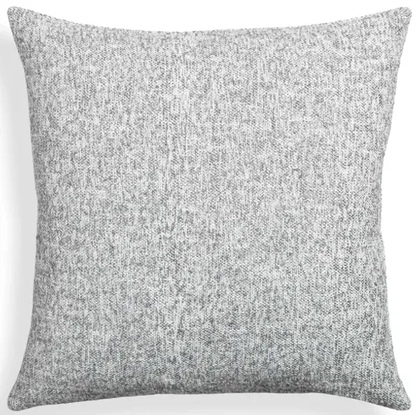 Poh Washed Grey Boucle 20" Square Accent Pillow