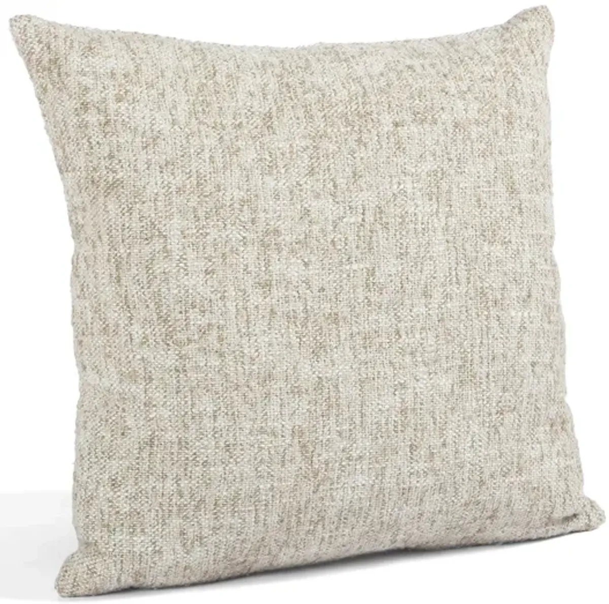 Poh Washed Beige Boucle 16" Square Accent Pillow - COVER