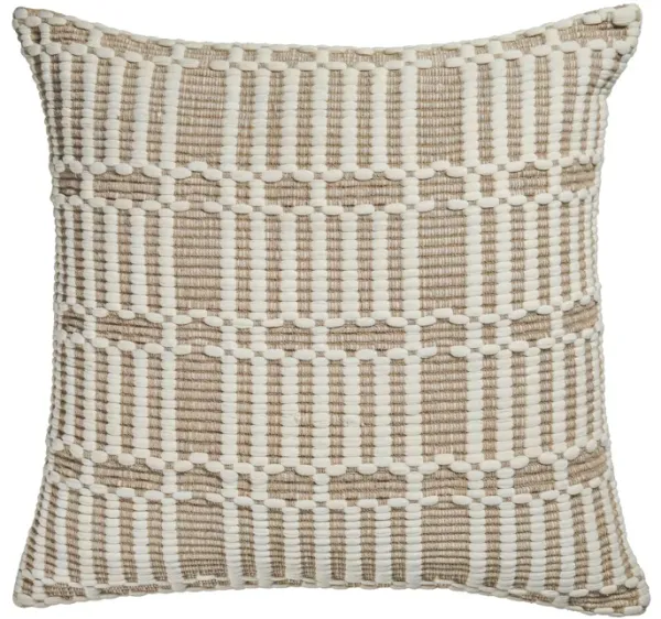 Maresh "Cloud" 20 inch  Square Woven Pillow (COVER)