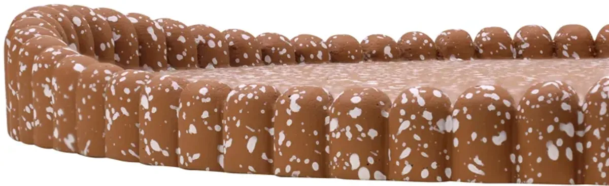 Alna Speckled Terracotta Catchall Tray