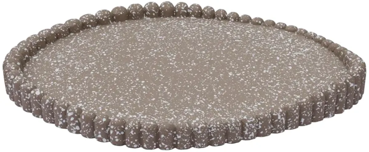 Alna Speckled Dark Taupe Catchall Tray