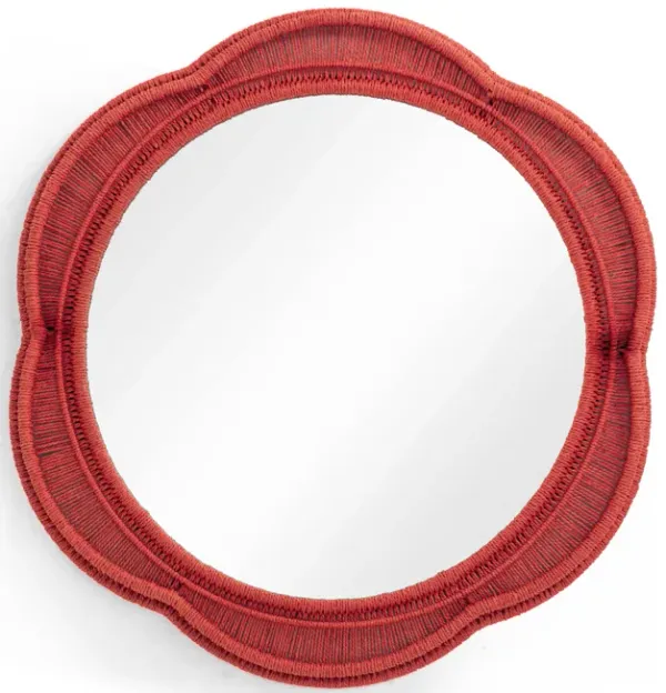 Zeva Red Wall Mirror