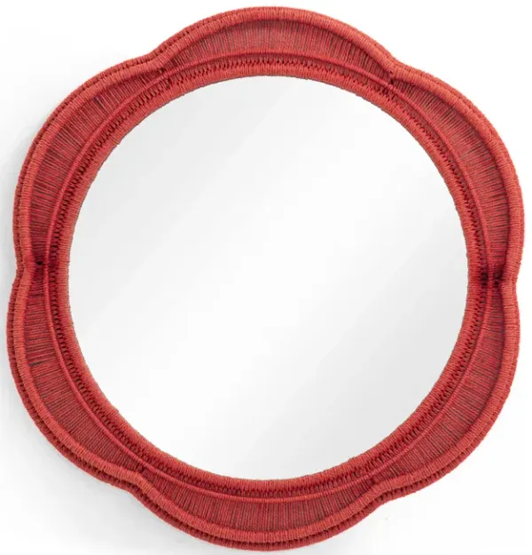 Zeva Red Wall Mirror