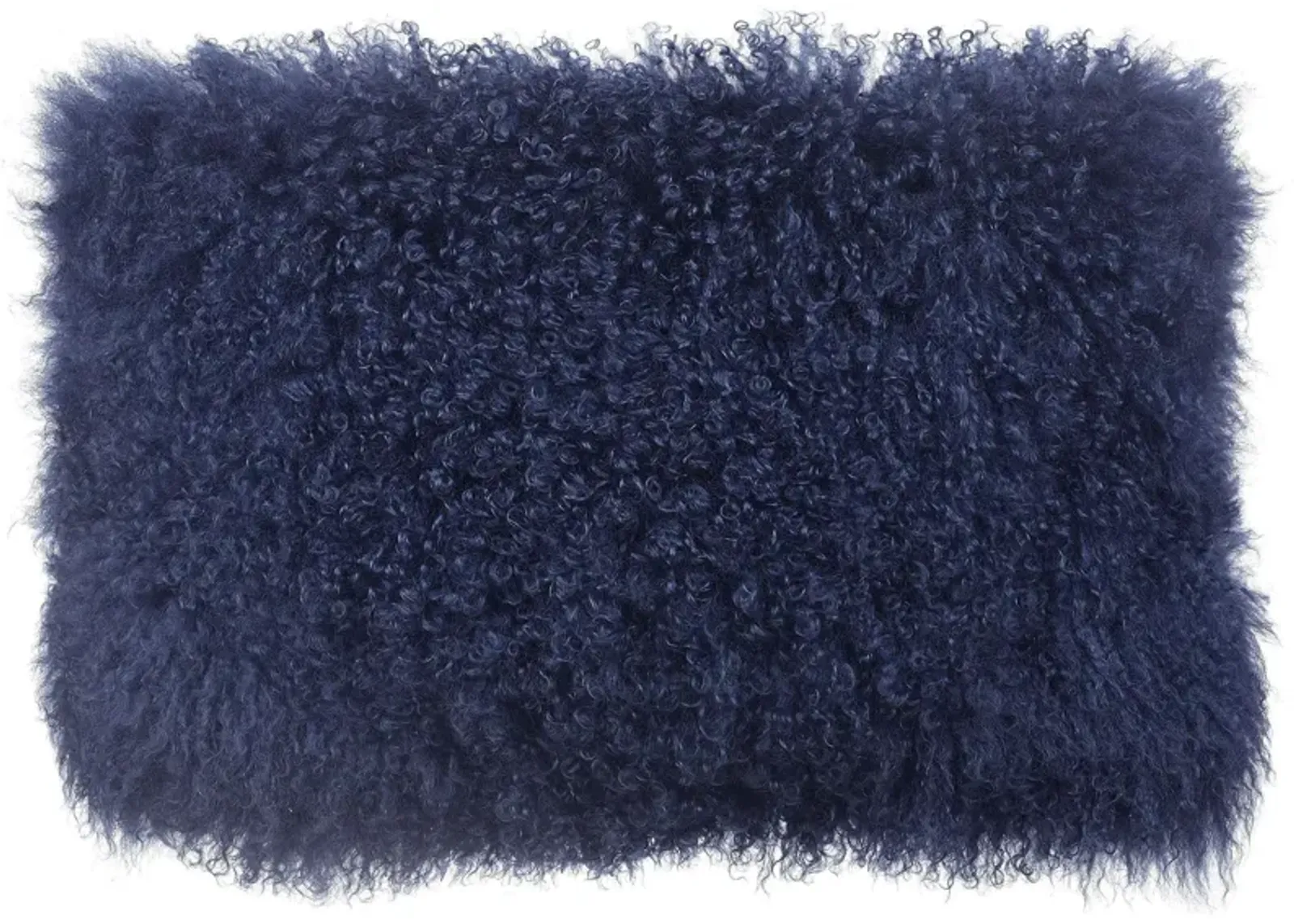 Tibetan Sheep Long Blue Pillow