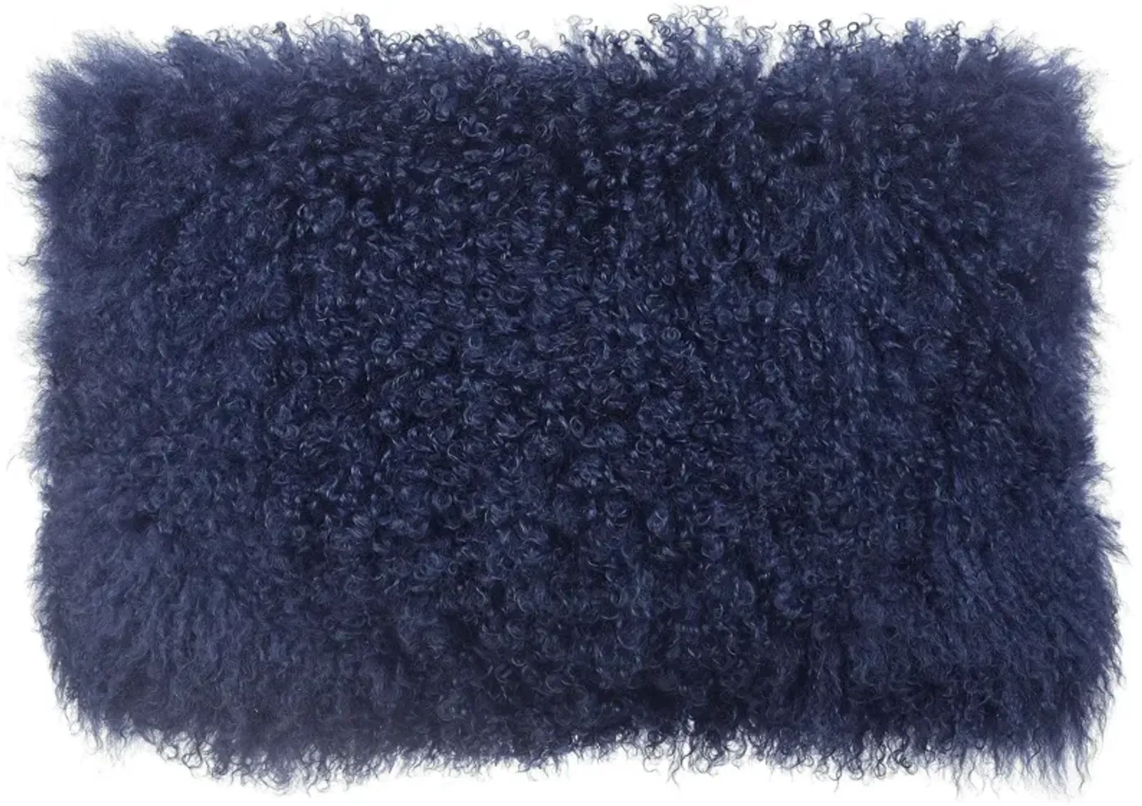 Tibetan Sheep Long Blue Pillow