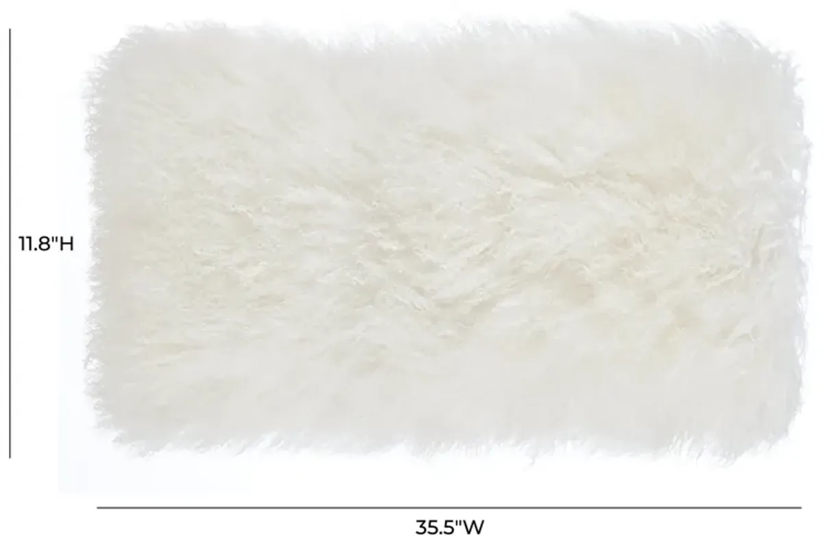 Tibetan Sheep White Long Pillow