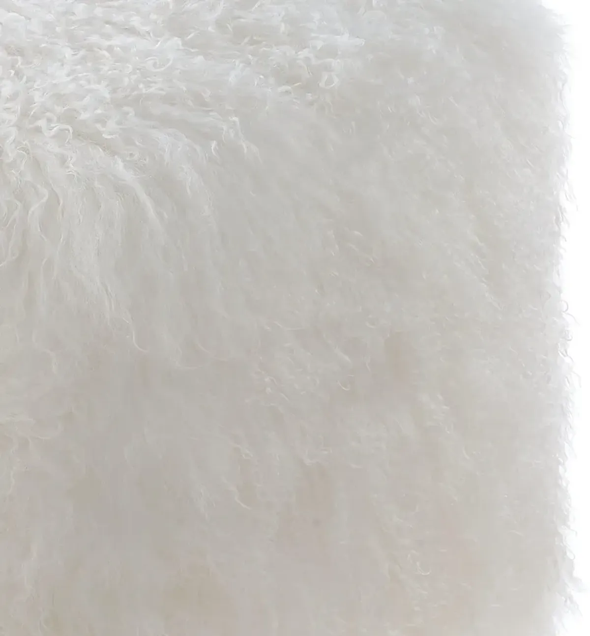 Tibetan Sheep White Pouf