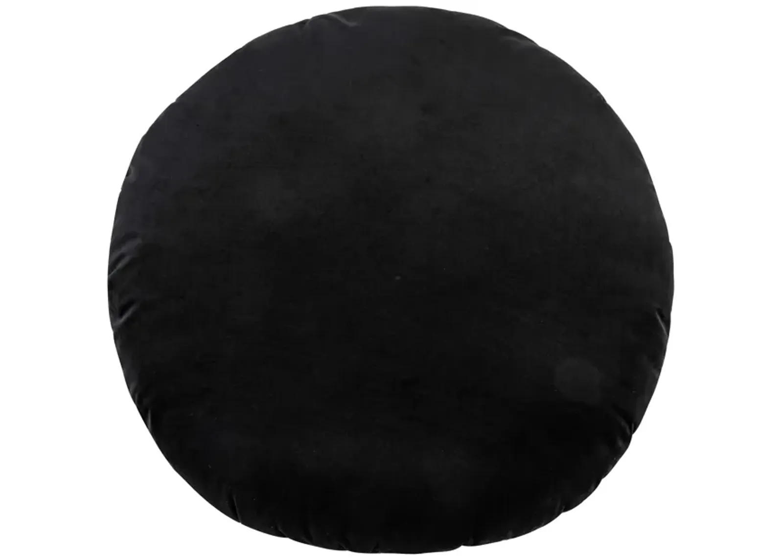 Potter 20 Inch Black Velvet Pillow