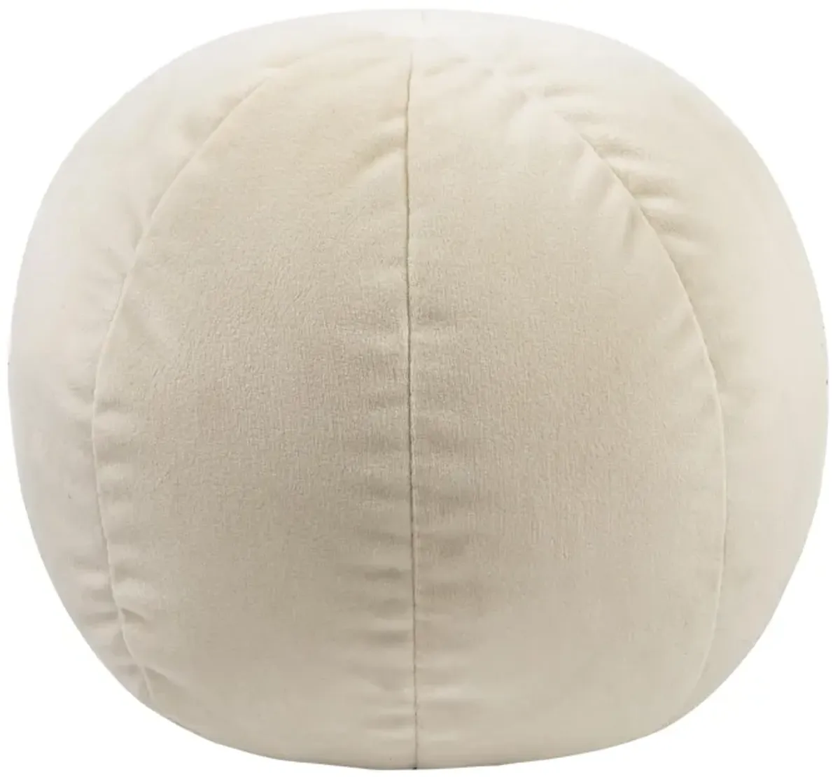 Boba 14 Inch Cream Velvet Pillow