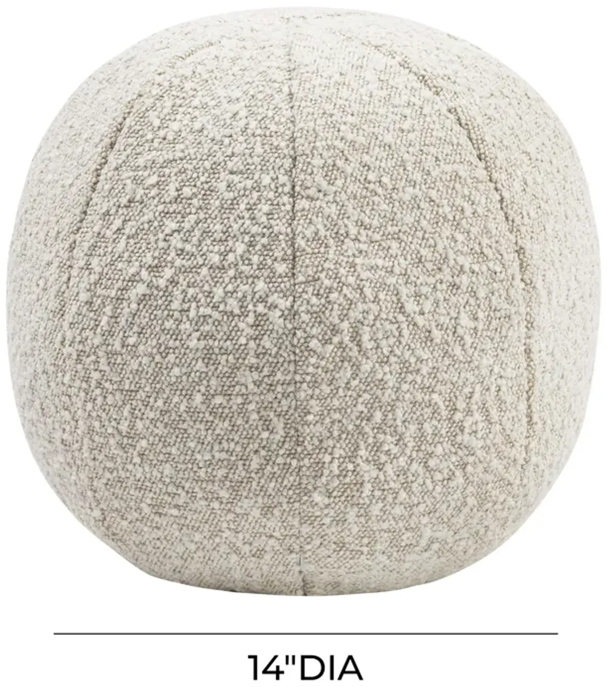 Boba Beige Boucle 14" Pillow