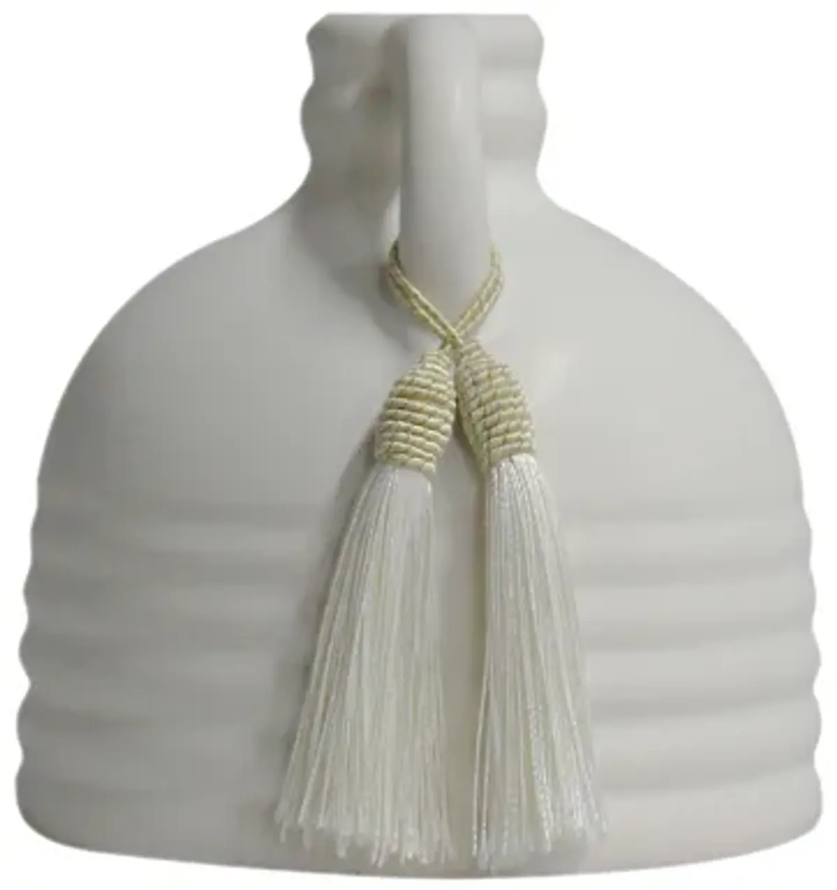 Adonis White Ceramic Vase