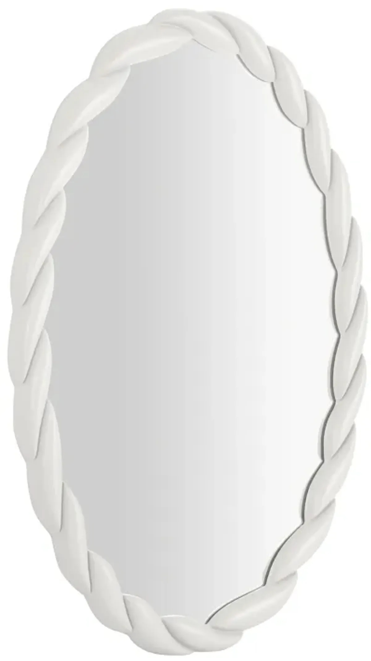 Agnes Cream Oval Mirror