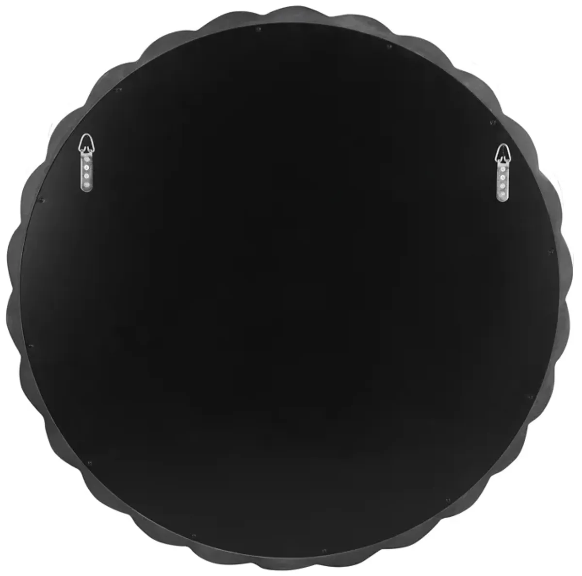 Agnes Cream Round Mirror