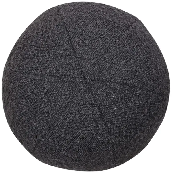Boba Black Boucle 14 inch Pillow