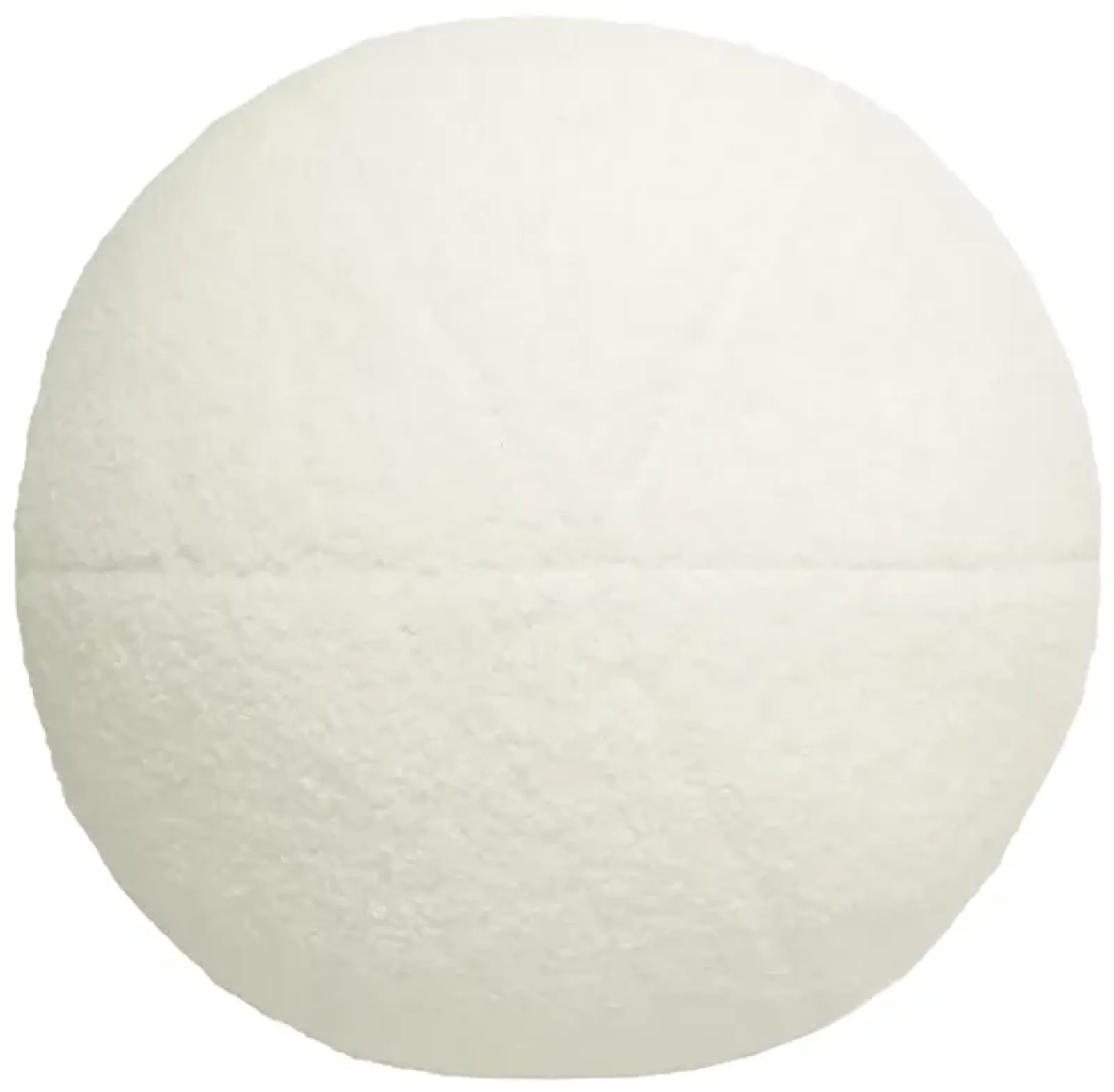 Boba Cream Vegan Shearling 9" Pillow