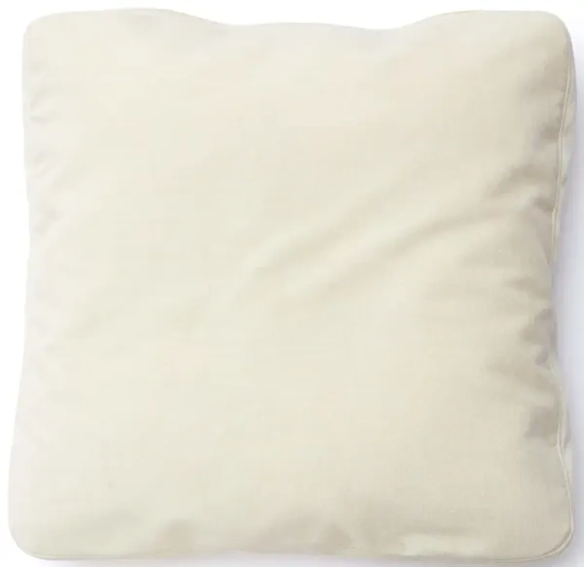 Tipsy Cream Chenille 20 x 20 inch Square Floppy Pillow