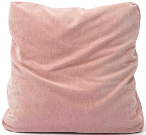 Tipsy Rose Upcycled Chenille 24 x 24 inch Square Floppy Pillow