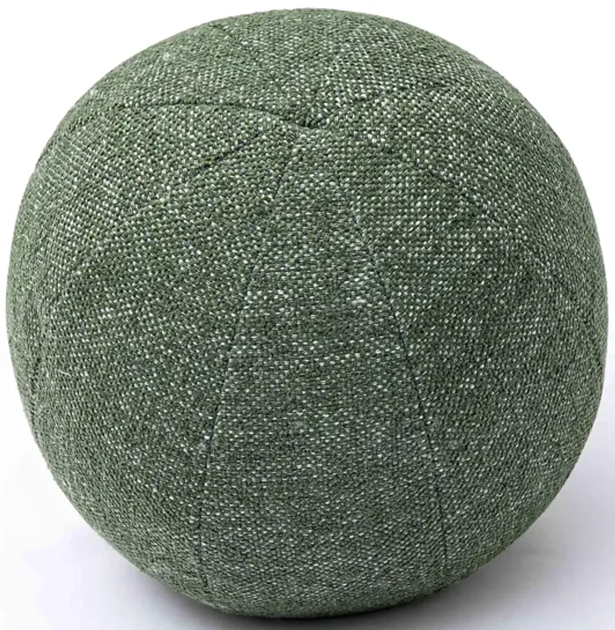 Boba Forest Green Textured Basketweave 14" Pillow