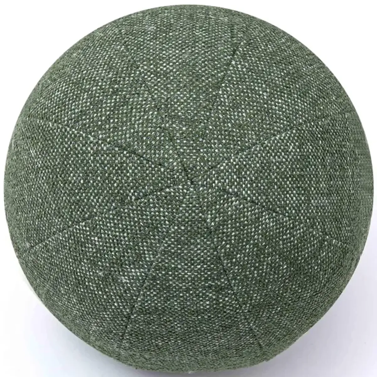 Boba Forest Green Textured Basketweave 14" Pillow