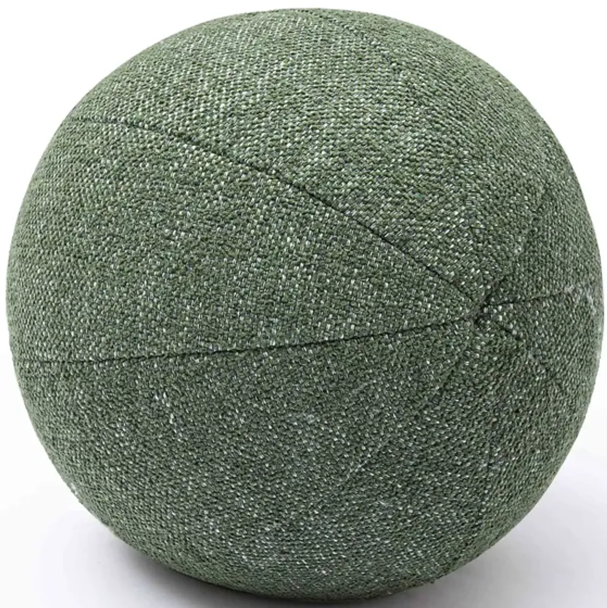 Boba Forest Green Textured Basketweave 14" Pillow