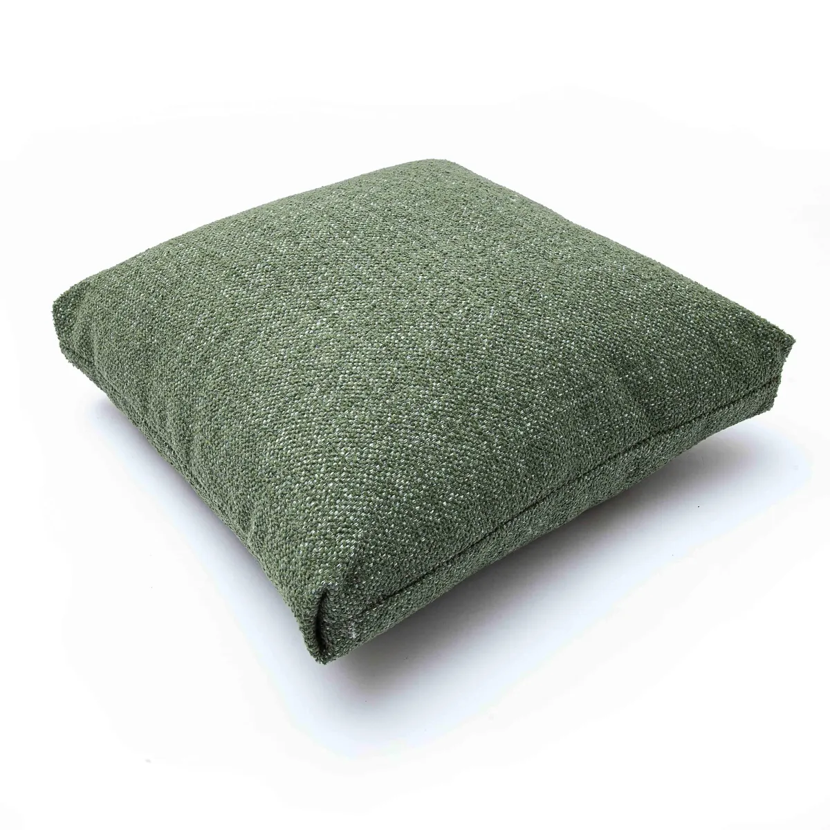 Malolo Green Basketweave 20" Square Vegan-Down Pillow