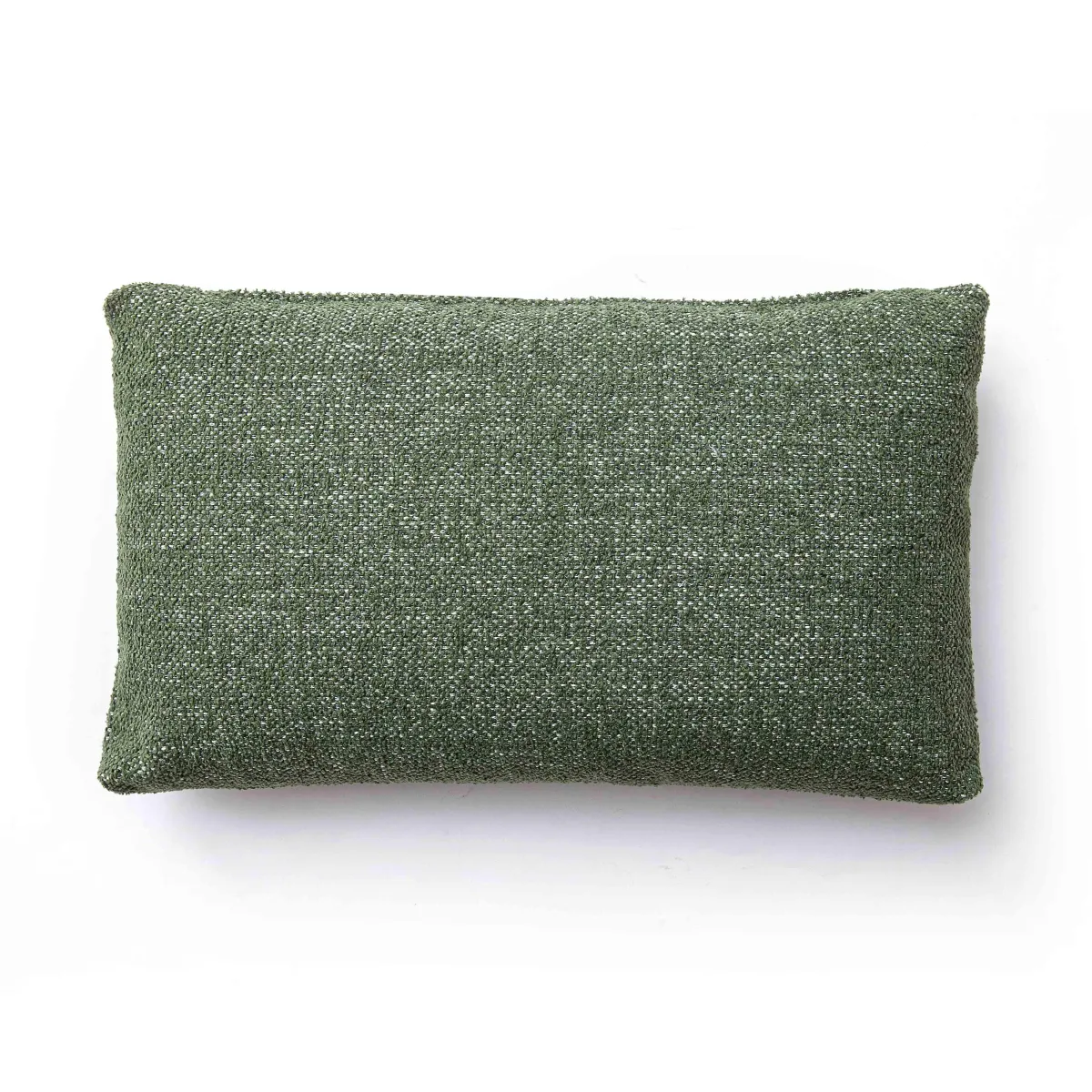 Malolo Green Basketweave 20”x12" Rectangular Vegan-Down Pillow