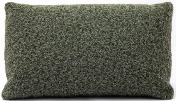 Malolo Green Long Mohair 20 x12 inch Rectangular Vegan-Down Pillow - COVER