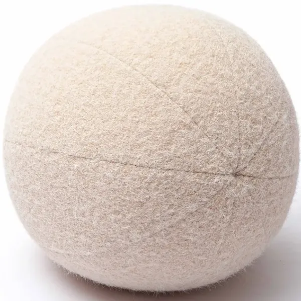 Boba Rose-Tan Long Mohair 14 inch Pillow