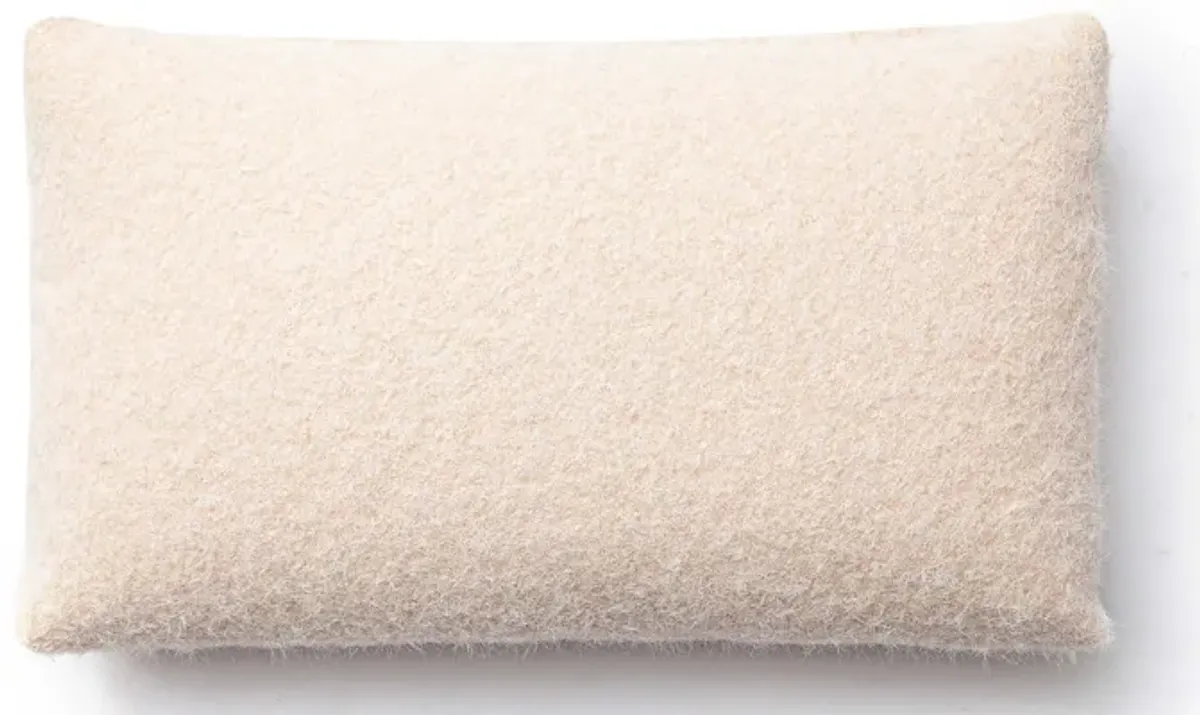 Malolo Rose-Tan Long Mohair 20x12 inch Rectangular Vegan-Down Pillow - COVER