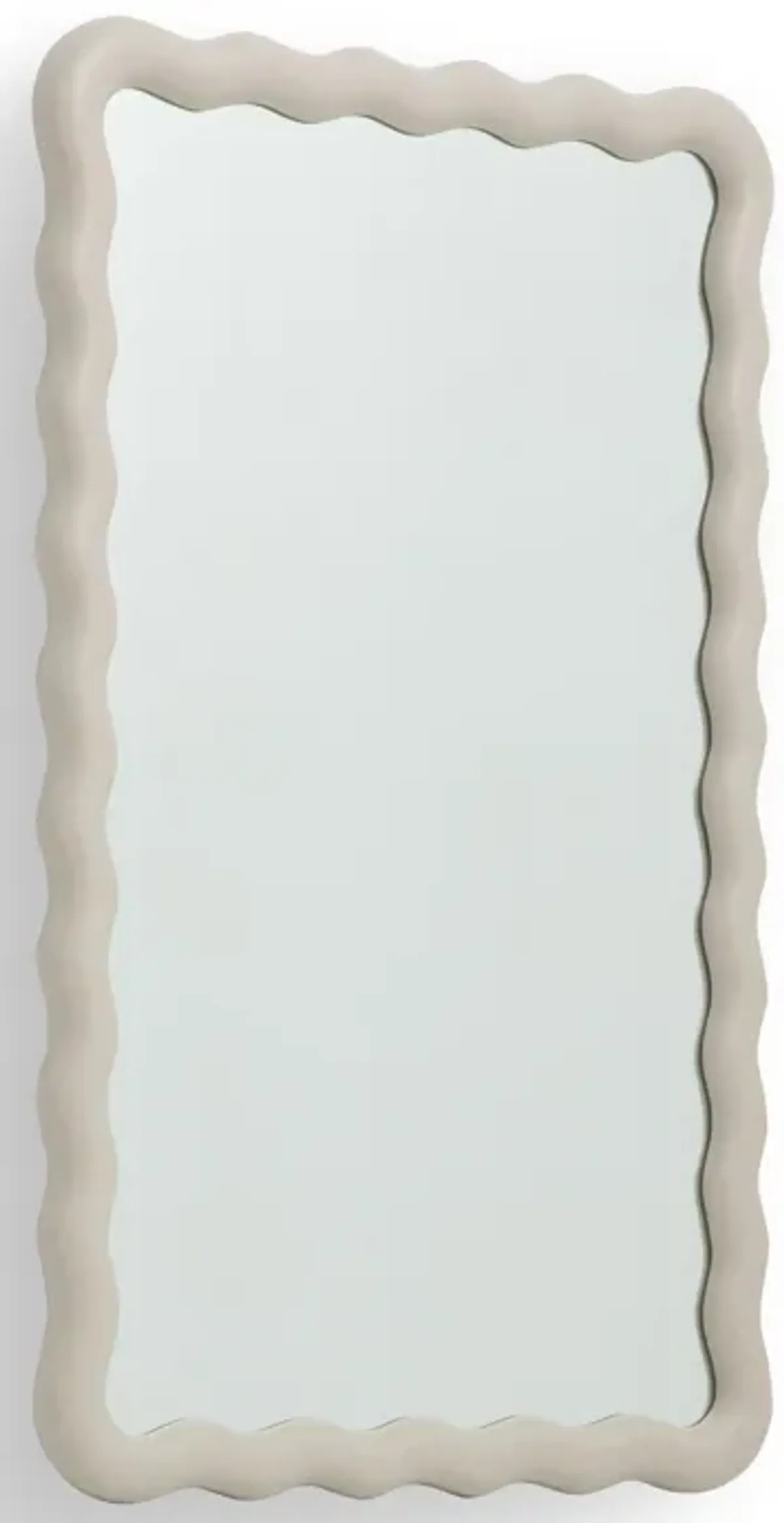 Faire Cream Squiggle Wall Mirror