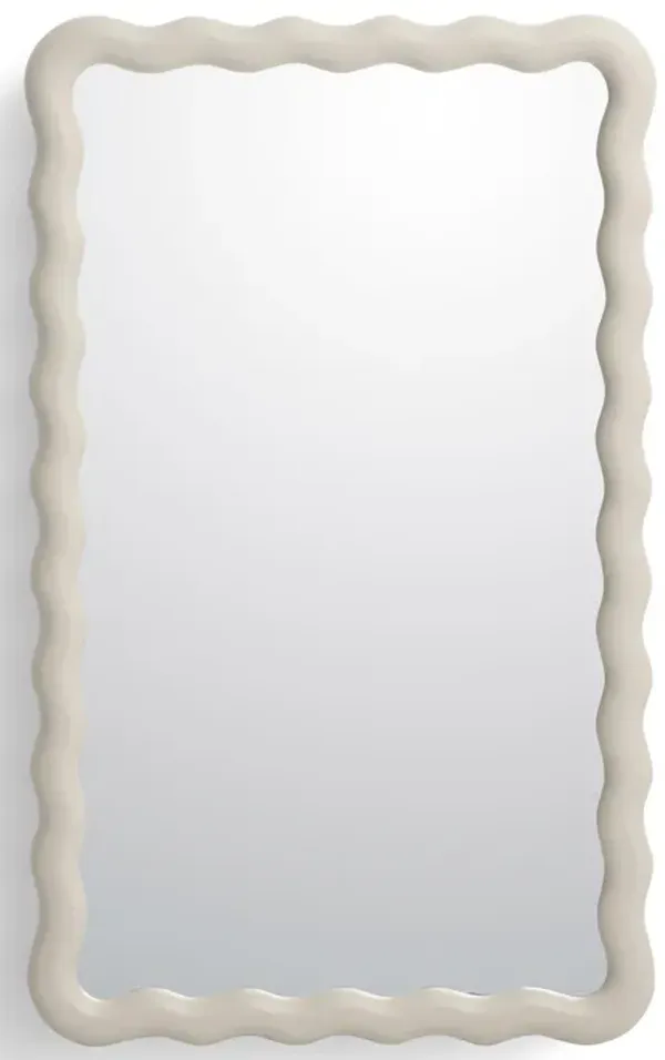 Faire Cream Squiggle Wall Mirror