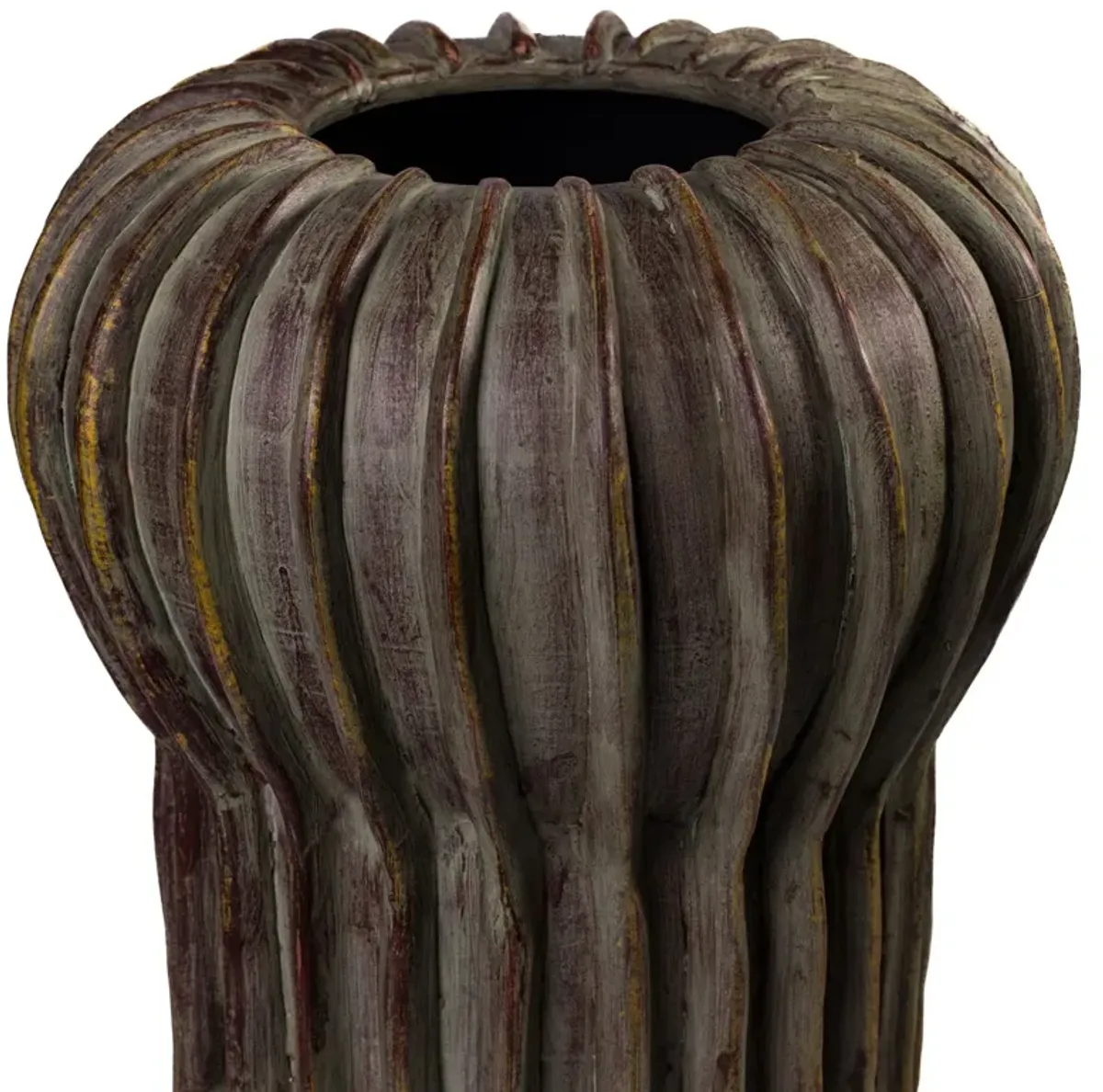 Visha Grey Green Terracotta Vase
