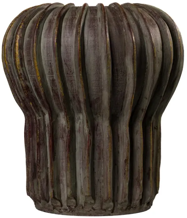 Visha Grey Green Terracotta Vase