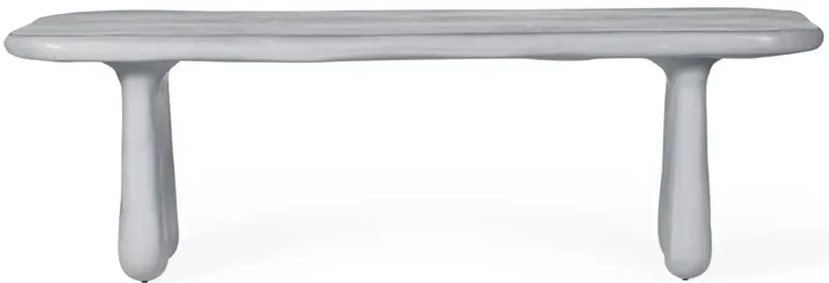 Athen Grey Faux Stone Dining Table