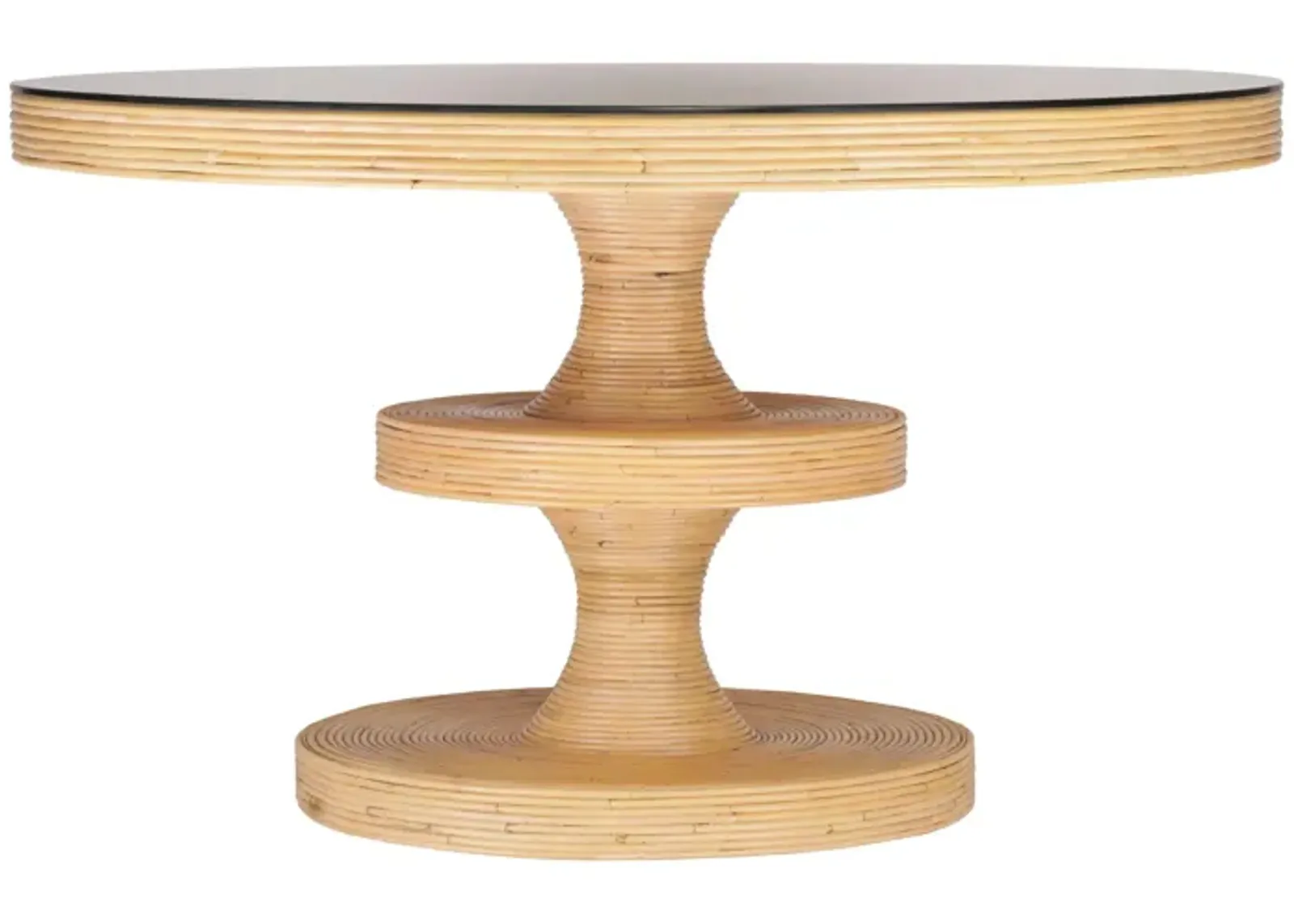 Apollonia Natural Rattan Round Dining Table