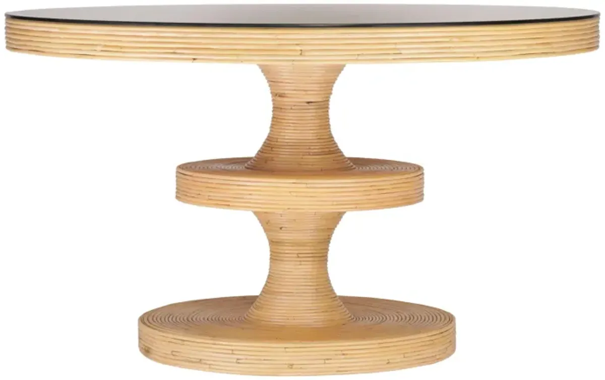 Apollonia Natural Rattan Round Dining Table