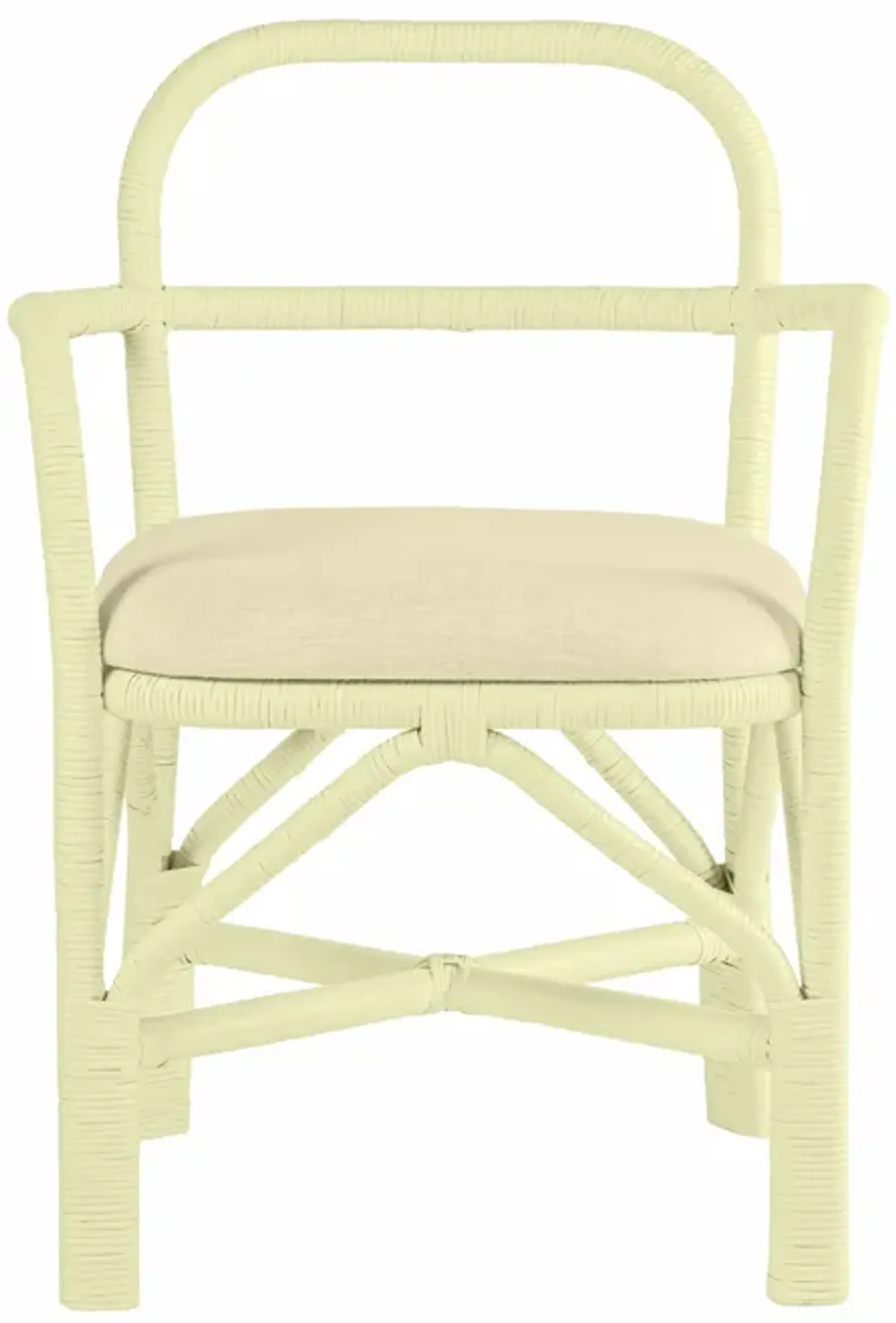 Ginny Cream Rattan Dining Chair