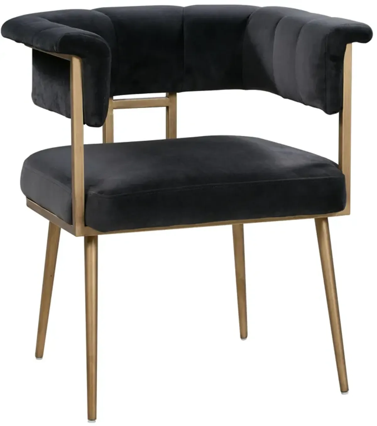 Astrid Grey Velvet Chair